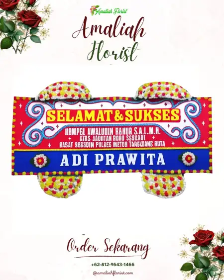 Papan Bunga Ucapan Selamat Mlokorejo